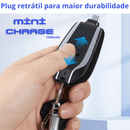 Carregador portátil chaveiro MINI CHARGER 1500mAh Original - USB-C e Lightining - Inov&tec