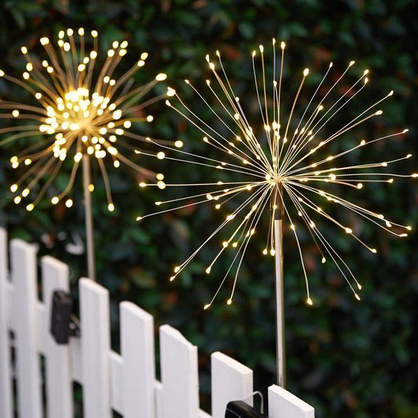 Estaca de Jardim de Fogos de Artifício LED