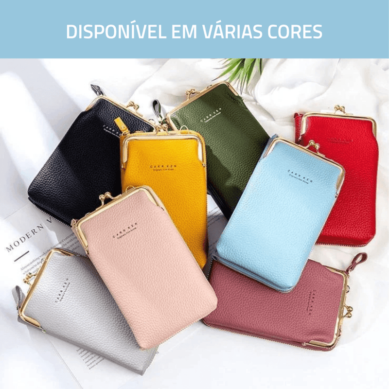 Bolsa transversal elegante CARRKEN original - Versão Luxo coleção 2023 (ÚLTIMAS PEÇAS EM PROMOÇÃO DE LANÇAMENTO) - Inov&tec