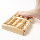 Massageador para os Pés - Rolo de Madeira
