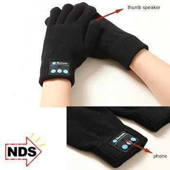 Luvas Inteligentes Bluetooth com Som e Microfone Embutidos - Smart Gloves