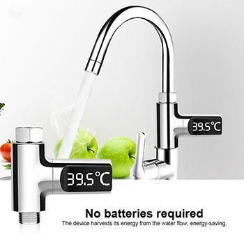 Termômetro LED Digital para Chuveiro sem Bateria - Showertime Tech