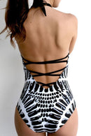 Maiô Decote Costas Tribal - Waves