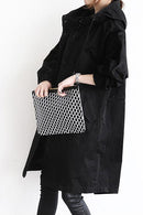 Jaqueta Parka Feminina Impermeável Corta Vento com Capuz