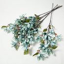 Flores de Magnólia de Seda Artificial