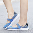 Tênis Sapatilha Ortopédico Feito em Malha Elástica Trançada CONFORT STYLE