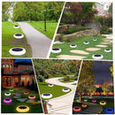 Lâmpada de Mudança de Cor com Energia Solar para Jardim