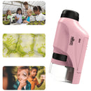 Microscópio Portátil de Mão para Crianças Focus Brincadeira Educativa