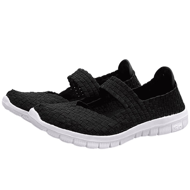 Tênis Sapatilha Ortopédico Feito em Malha Elástica Trançada CONFORT STYLE