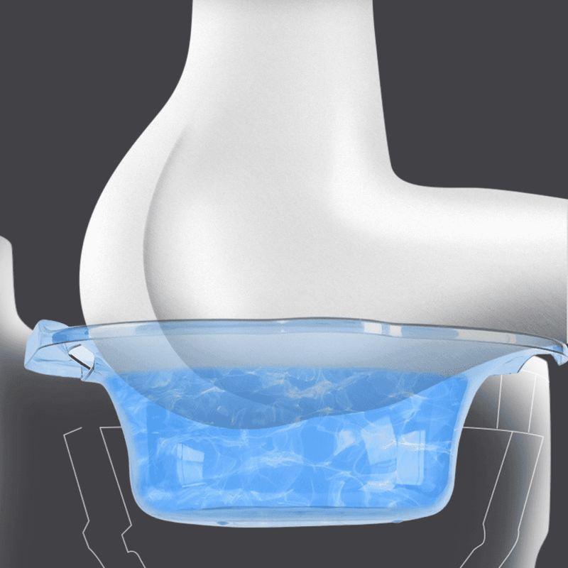 Assento medicinal para vaso sanitário portátil SmartMed™️ - Limpeza intima, Grávidas, Idosos, hemorroidas e doenças pubianas - Inov&tec