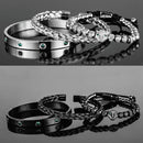 Kit 3 Pulseiras em Aço Inoxídável Banhado e Cravejada Com Cristal de Zircônia Pantera ROYAL