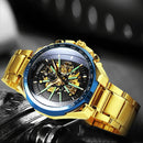 Relógio de Pulso com Ponteiros Luminosos Luxury T-WINNER