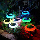Lâmpada de Mudança de Cor com Energia Solar para Jardim