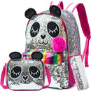 Mochila Infantil de Panda Brilhante - Estilo e Conforto e Durabilidade