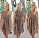 Saida de Praia em Renda - Beachside Elegance