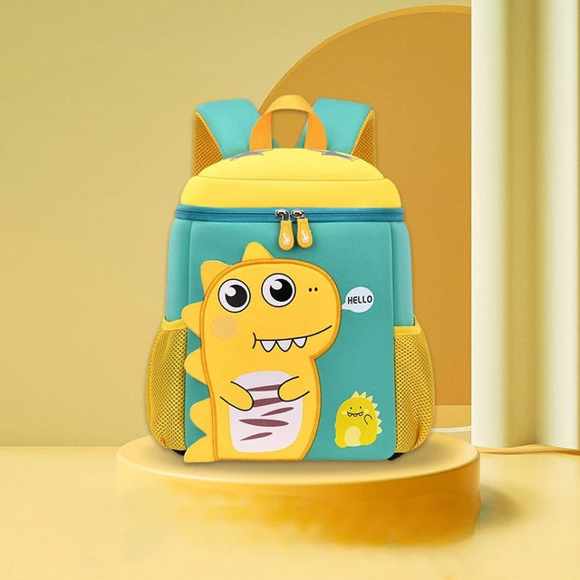 Mochila Infantil Amigossauro - Meu Primeiro Dia na Escola