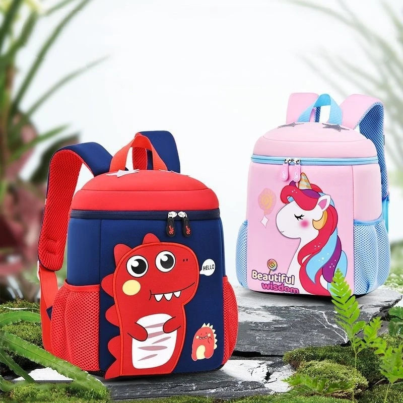 Mochila Infantil Amigossauro - Meu Primeiro Dia na Escola