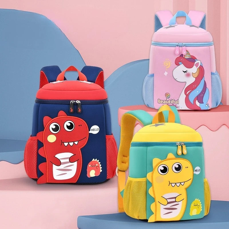 Mochila Infantil Amigossauro - Meu Primeiro Dia na Escola