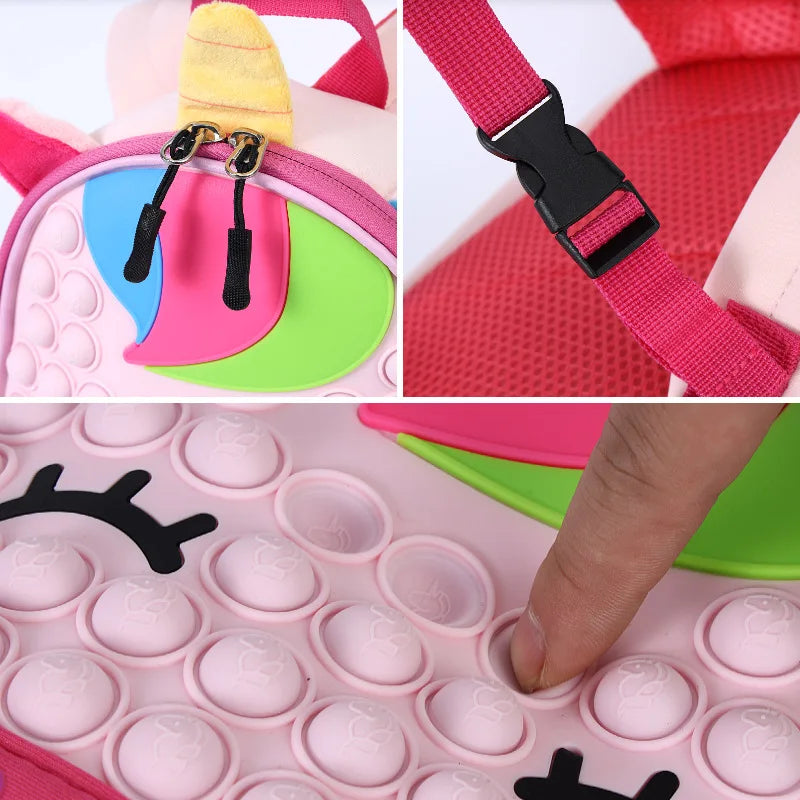 Mochila Infantil Bubble Pop It - Diversão Para Todas as Crianças
