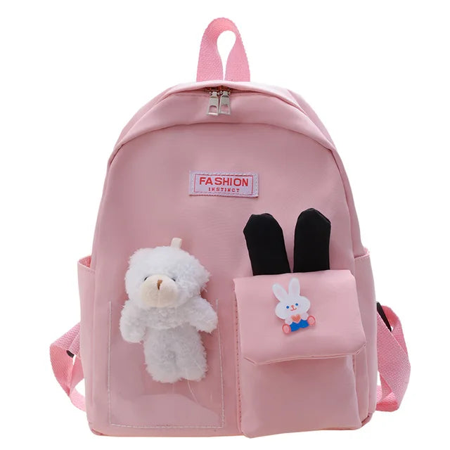 Mochila Infantil Teddy Pelúcia - Leve Seu Amiguinho Para Onde For