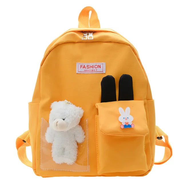 Mochila Infantil Teddy Pelúcia - Leve Seu Amiguinho Para Onde For