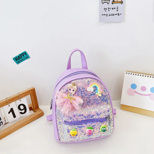 Mochila Infantil Princesa Brilhante - Deixe Sua Princesa Brilhar Nos Estudos