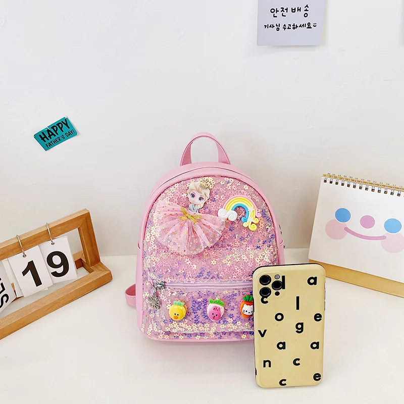 Mochila Infantil Princesa Brilhante - Deixe Sua Princesa Brilhar Nos Estudos