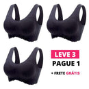 [COMPRE 1 LEVE 3] Sutiã Mega Confort 6D Zero Arames Bojo Removível [OFERTA RELÂMPAGO]