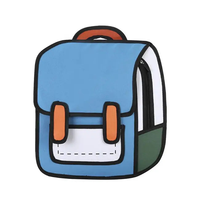 Mochila Infantil Desenho 2D - Animação Garantida