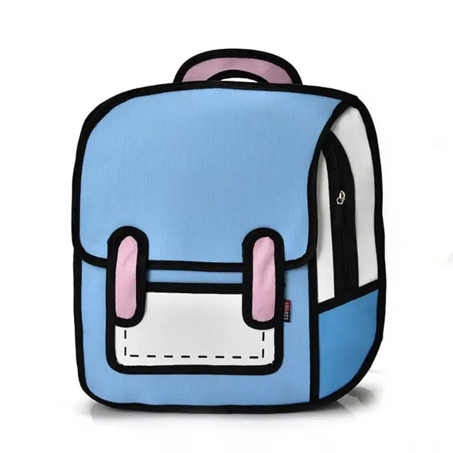 Mochila Infantil Desenho 2D - Animação Garantida