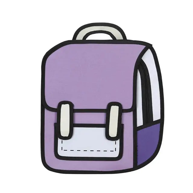Mochila Infantil Desenho 2D - Animação Garantida