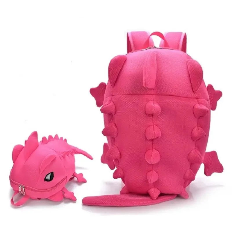 Mochila Infantil Camaleão 3D - Design Único e Inovador