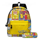 Kit Escolar Infantil 3 em 1 Mochila com Lancheira e Estojo Pokémon