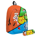 Kit Escolar Infantil 3 em 1 Mochila com Lancheira e Estojo Pokémon