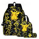 Kit Escolar Infantil 3 em 1 Mochila com Lancheira e Estojo Pokémon