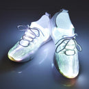 Tênis de LED Luminoso com 7 Cores e 4 Modos de Flash Light Up GlowStep
