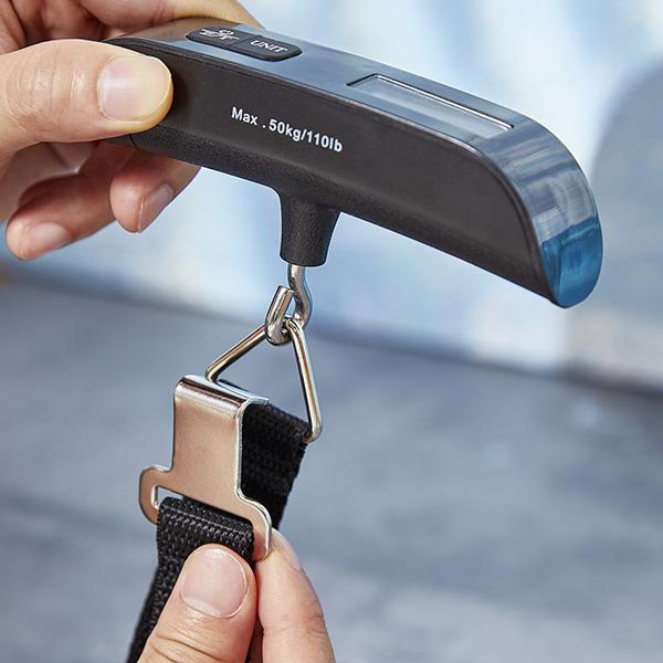 Balança Portátil Digital com Display LCD de Bagagem Até 50kg