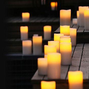 Vela de Led que Muda de Cor por Controle Remoto - Sem chamas, sem fumaça, sem bagunça de cera!