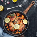 Panela de Granito Antiaderente com Cabo de Madeira WOKKY