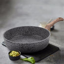 Panela de Granito Antiaderente com Cabo de Madeira WOKKY