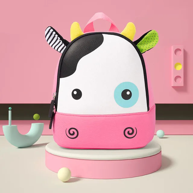 Mochila Infantil dos Animais - Para Uma Aula Mais Alegre