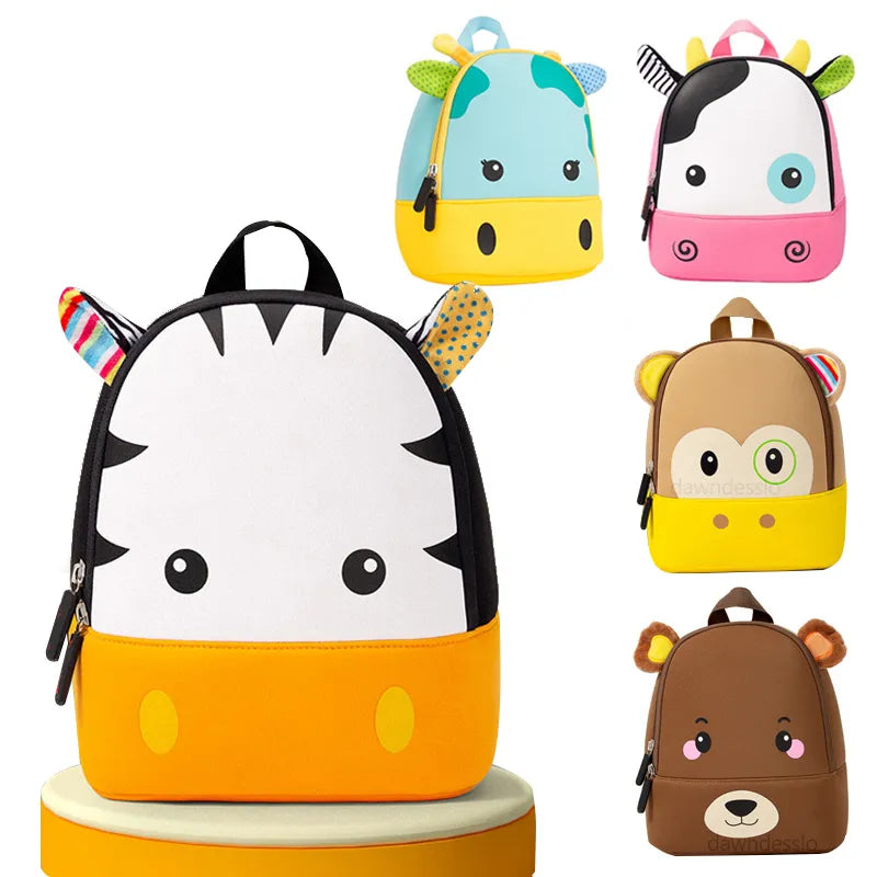 Mochila Infantil dos Animais - Para Uma Aula Mais Alegre