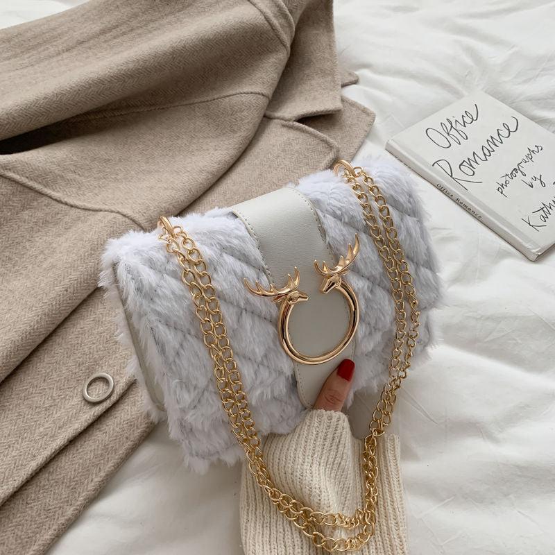 Bolsa Feminina HandBag Clutch WINTER PATTY Em Pele Sintética e Couro PU - Inov&tec