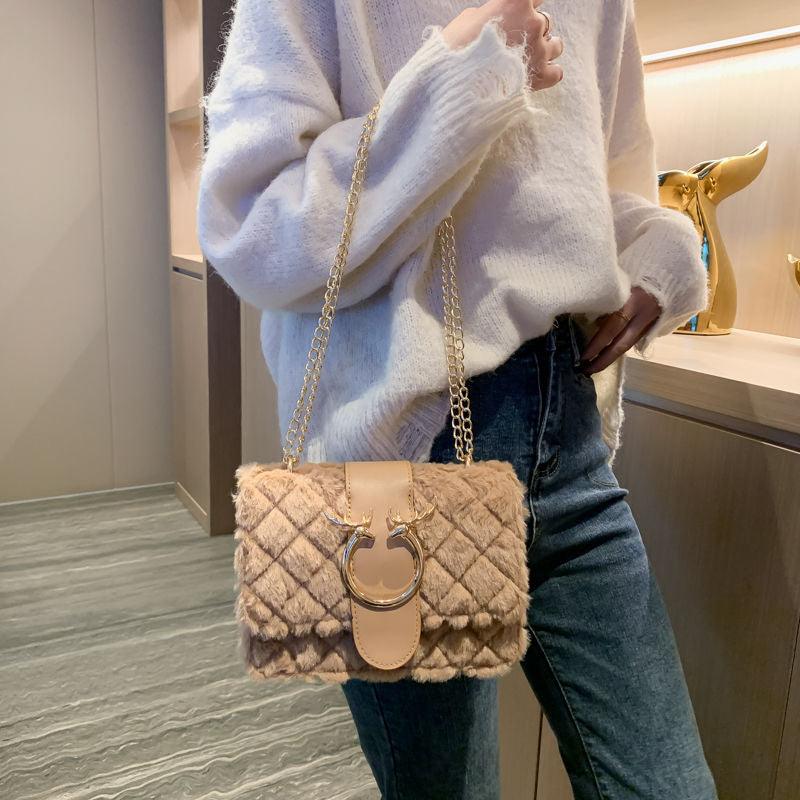 Bolsa Feminina HandBag Clutch WINTER PATTY Em Pele Sintética e Couro PU - Inov&tec