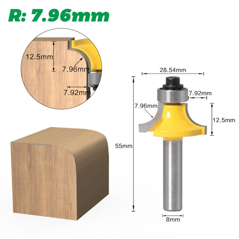 Fresa Borda - Haste 8mm