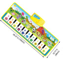 Tapete Musical Com Sons de Piano e Animais - Brinquedo Educativo Para Crianças MEU TAPETE MÁGICO - Inov&tec