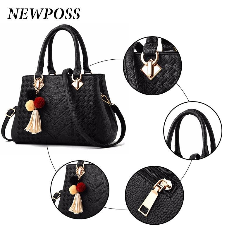 Bolsa Feminina Fashion SIMPLE - Couro PU e Poliéster De alta Qualidade e Durabilidade - Inov&tec