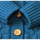 Casaco Cardigan Com Capuz para Bebes e Crianças MEU URSINHO