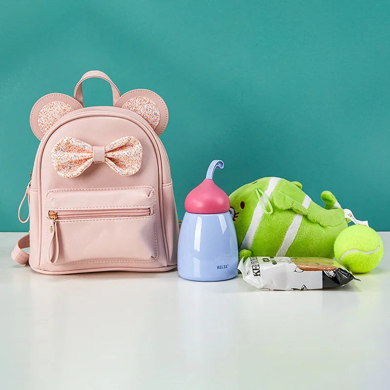 Mochila Infantil Ursinho de Laço - Unindo Fofura e Estilo para as Aulas