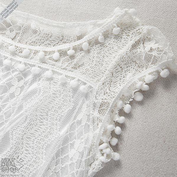 Vestido Curto Renda Boho - Summer Elegance